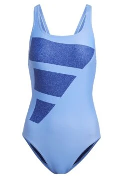 ADIDAS PERFORMANCE Big Bars Graphic- Swimsuit - Blue Fusion/Victory Blue/White -Deals Sport Girl Outfit Store c26c0fc88a904ca590d6d79cdd623d93