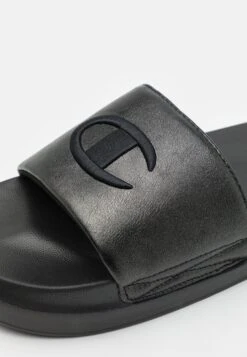 Champion Slide Miami Platform - Pool Slides - Black -Deals Sport Girl Outfit Store c35d07890021445dba1ba1797f3a5cc8