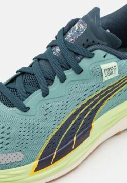 Puma Velocity Nitro 2 Fmile - Neutral Running Shoes - Adriatic/Dark Night/Fresh Pear -Deals Sport Girl Outfit Store c7bfa08a7b71435ab22985bdef2925ab