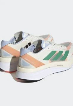 ADIDAS PERFORMANCE Adizero Boston 11 W - Competition Running Shoes - White Tint Court Green Coral Fusion -Deals Sport Girl Outfit Store c942359f722f43dd94ff275486299aa0