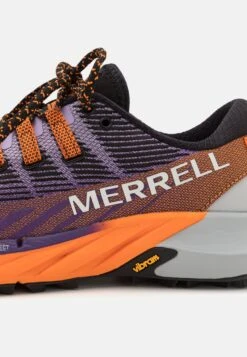 Merrell Agility Peak 4 - Trail Running Shoes - Purple/Orange -Deals Sport Girl Outfit Store cf07502811784758bbe362405443cd46