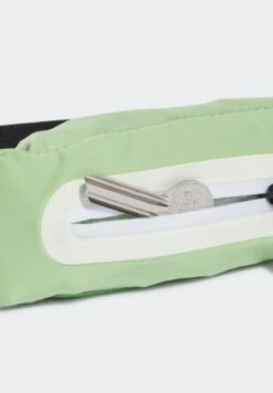 ADIDAS PERFORMANCE Stella Mccartney Run- Bum Bag - Semi Flash Green Black White -Deals Sport Girl Outfit Store cf09136eaab14e328442fe58298957b8