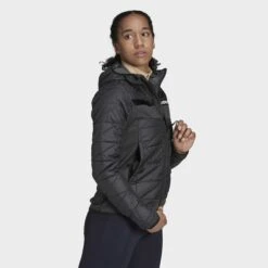 ADIDAS PERFORMANCE Mt Hybrid Ins J Hiking Foundation Aeroready_Warming - Running Jacket - Black -Deals Sport Girl Outfit Store cf5998108227497ba8933a34db626343