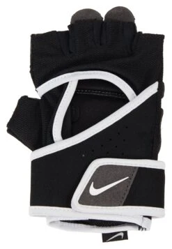 Nike Performance Gym Premium Fitness Gloves - Fingerless Gloves - Black/White -Deals Sport Girl Outfit Store d149b2773cf64a3b84d32f4fc5251776