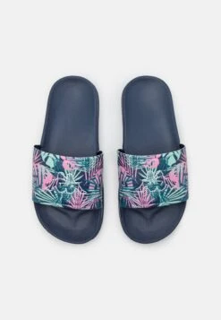Kappa Pool Slides - Navy/Mint -Deals Sport Girl Outfit Store d3f02194c0e84875960137ce6db6c82d