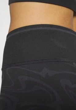 Puma Seamless - Leggings - Black/Strong Gray -Deals Sport Girl Outfit Store d6c5a116052f400f87d68c786fd07da5