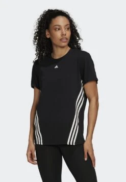 ADIDAS PERFORMANCE Wtr Icns 3S- Print T-Shirt - Black/White