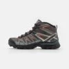 Salomon X Ultra Pioneer Mid Gtx- Hiking Shoes - Magnet/Quiet Shade/Coral Gold