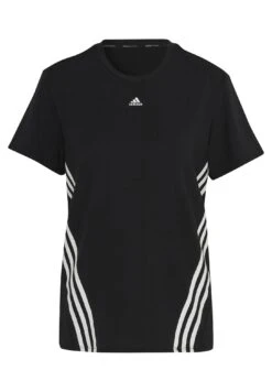 ADIDAS PERFORMANCE Wtr Icns 3S- Print T-Shirt - Black/White -Deals Sport Girl Outfit Store db0b3d181ea7494e90368d966c355aa7
