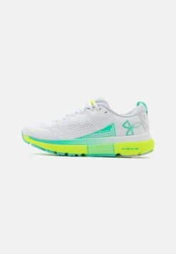 Under Armour Hovr Infinite 5 - Neutral Running Shoes - White/Lime Surge/Green Breeze