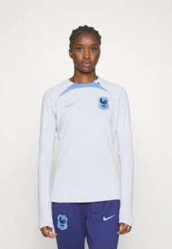 Nike Performance France Fff Strike Crew Drill - Long Sleeved Top - Oxygen Purple/Polar