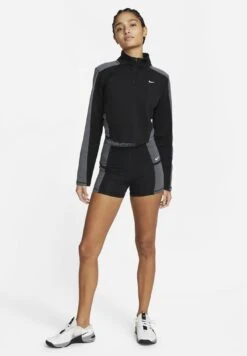 Nike Performance Femme - Leggings - Black/Iron Grey/White/(White) -Deals Sport Girl Outfit Store deee5819bb6b44bb9bd6aae474c37129