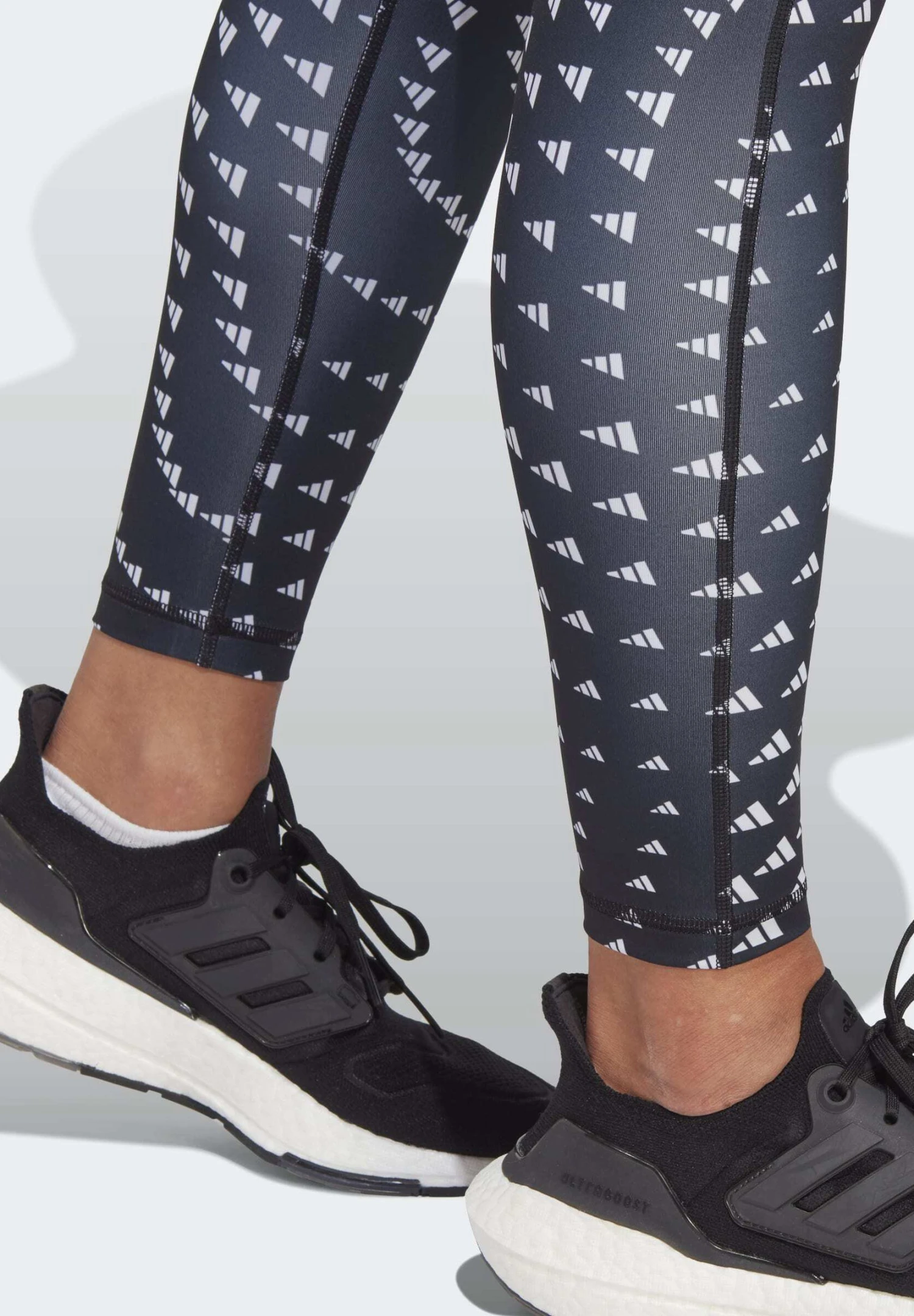 ADIDAS PERFORMANCE Run Ess Sea 7/8 - Leggings - White Black 6 ADIDAS PERFORMANCE Run Ess Sea 7/8 - Leggings - White Black - Image 4