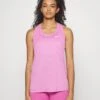 Nike Performance Tank - Top - Active Fuchsia/Pure/White -Deals Sport Girl Outfit Store e149fc28f4d445dea79a93dbd70abab6