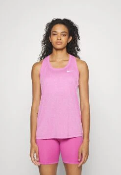 Nike Performance Tank - Top - Active Fuchsia/Pure/White