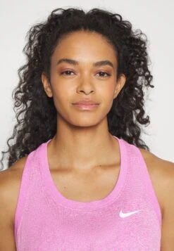 Nike Performance Tank - Top - Active Fuchsia/Pure/White -Deals Sport Girl Outfit Store e175ee45e37f4f458f01998da961eb78