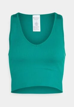 Athleta Aurora Seamless Crop Tank - Top - Emerald Green -Deals Sport Girl Outfit Store e25f3cfb1b484bae929c268718cfce73
