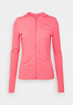 Only Play Onpmila Zip Hood Train - Zip-Up Sweatshirt - Sun Kissed Coral -Deals Sport Girl Outfit Store e75dce2bf3714518b20359f13ab8cb82