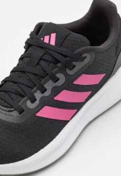 ADIDAS PERFORMANCE Runfalcon- Minimalist Running Shoes - Core Black/Pulse Magenta/Grey Six -Deals Sport Girl Outfit Store ea3154a4b4994e9b938869472d037e07