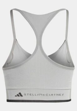 Asmc Tst - Medium Support Sports Bra - Mgh Solid Grey/White/Black -Deals Sport Girl Outfit Store ee4fe348c1ea4598ac04f593c987e1b5