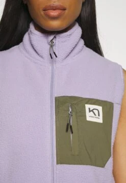 Kari Traa Røthe Vest - Waistcoat - Lilac/Dark Green -Deals Sport Girl Outfit Store f3402ea5d4754277a503f501ea7b30c1