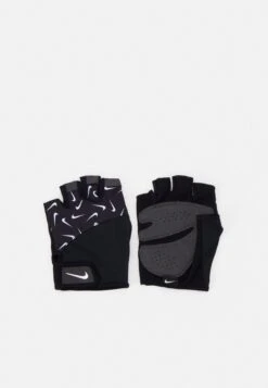 Nike Performance Womens Gym Elemental Fitness Gloves - Fingerless Gloves - Black/White
