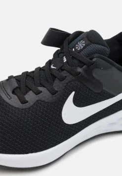 Nike Performance Revolution 6 Flyease - Neutral Running Shoes - Black/White/Dark Smoke Grey/Cool Grey -Deals Sport Girl Outfit Store f71148c4ae4044fbb9692324a34759d0