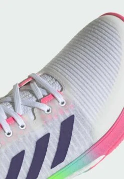 ADIDAS PERFORMANCE Crazyflight Mid- Volleyball Shoes - Cloud White Team Colleg Purple Flash Aqua -Deals Sport Girl Outfit Store fcdca06613a546ebafe12a1e21db43e5