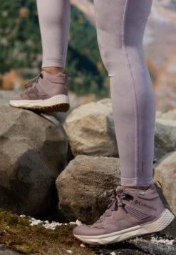 Columbia Facet 75 Mid Outdry - Hiking Shoes - Shale Mauve/Graphite